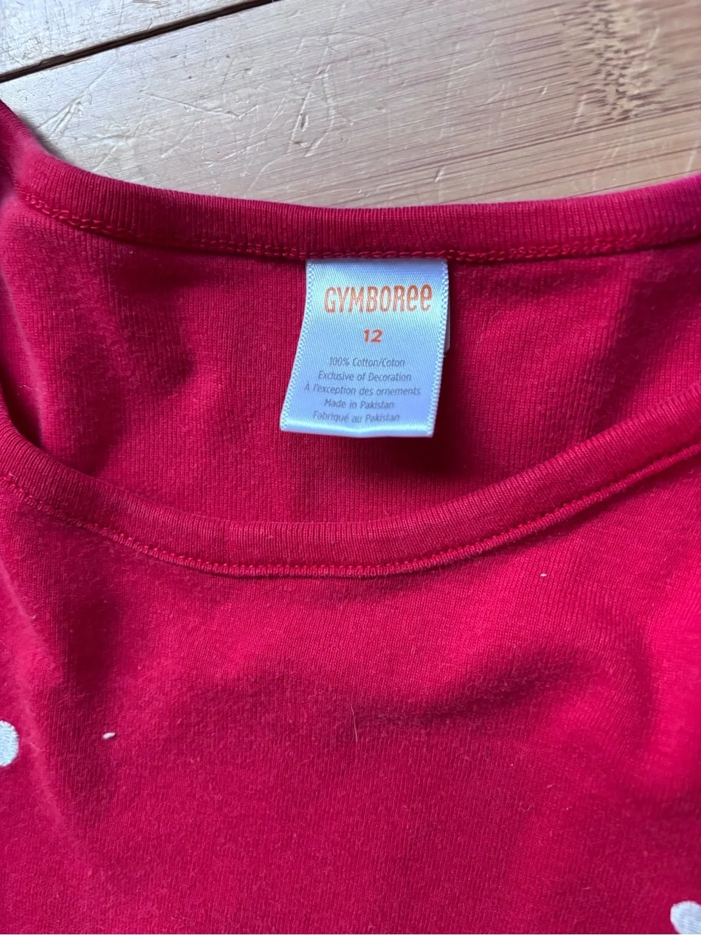 Gymboree Christmas Santa holiday outfit, girls size 12. Includes top and legging